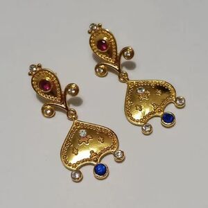 Vintage dangle earrings N849